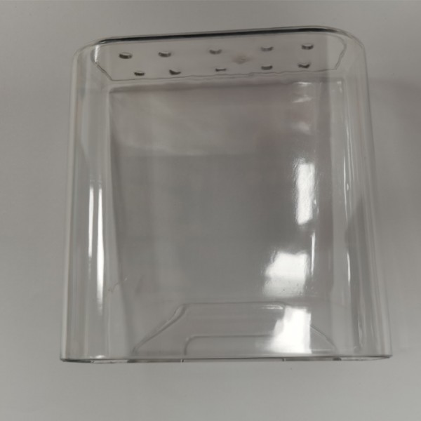 Bstsna 2 Tier Clear Pull Out Organizers and Storage-Under Sink Organizer with Cups and Hooks Multi-purpose bathroom organizer Slide-Out Drawer Storage Cabinet